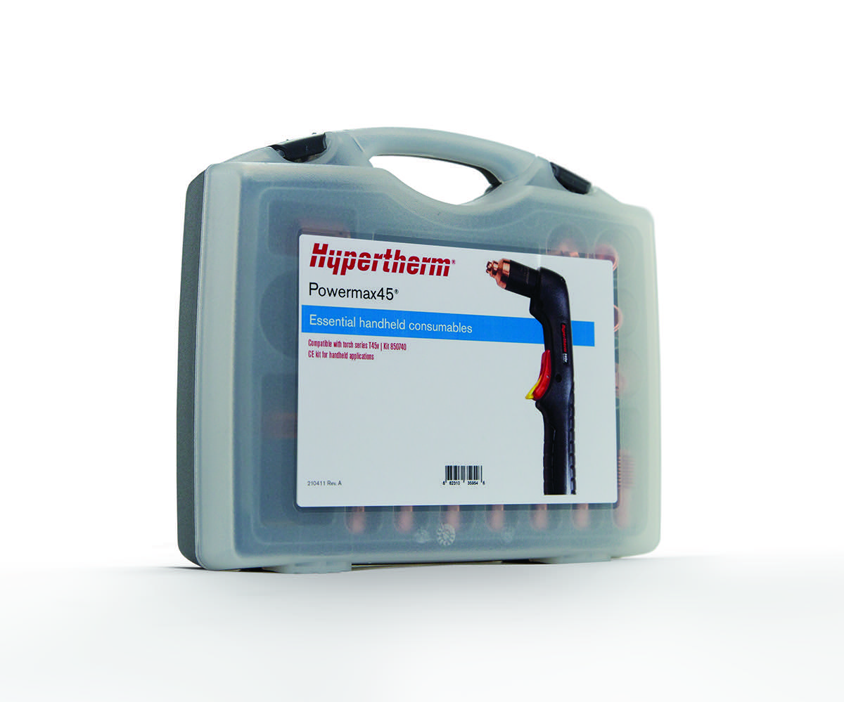 Consumable kit, Powermax45 essential handheld, 45 A, CE cutting
